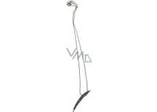 Silver necklace with pendant 42 cm