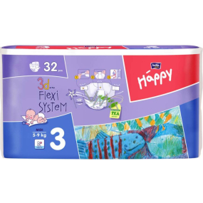 Bella Happy 3 Midi 5-9 kg diaper panties 32 pieces