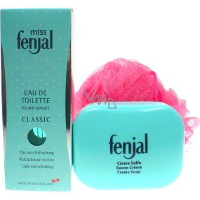 Fenjal Miss eau de toilette for women 50 ml + toilet soap 100 g + massage cloth 1 piece, gift set