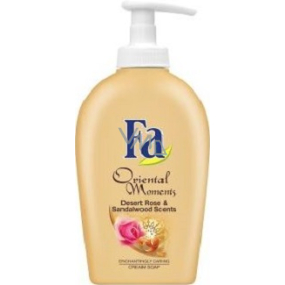 Fa Oriental Moments Desert Rose & Sandalwood Scents liquid soap with dispenser 300 ml