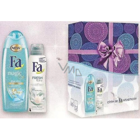 Fa Magic Blue Lotus shower gel 250 ml + Fa Fresh & Dry lotus Flower deodorant spray for women 150 ml, cosmetic set