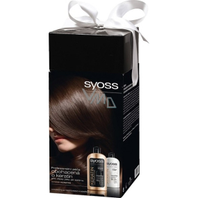Syoss Keratin Hair Perfection Shampoo 500 ml + Syoss Keratin Hair Perfection Conditioner 500 ml, cosmetic set