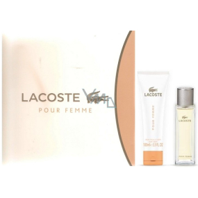 Lacoste pour Femme perfumed water for women 50 ml + body lotion 100 ml, gift set