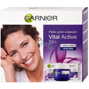 Garnier Essentials Vital Active 55+ day anti-wrinkle cream 50 ml + Essentials Vital Active 55+ night anti-wrinkle cream 50 ml, cosmetic set