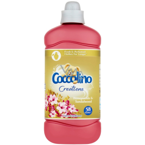 Coccolino Creations Honeysuckle & Sandalwood concentrated fabric softener 58 doses 1.45 l