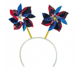 Headband with pinwheels