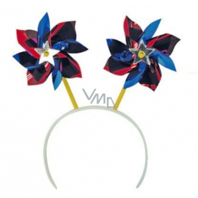 Headband with pinwheels