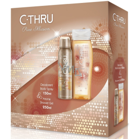 C-Thru Pure Illusion deodorant spray for women 150 ml + shower gel 250 ml, cosmetic set