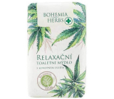 Bohemia Gifts Cannabis Hemp Oil Relaxing Toilet Soap 100 g