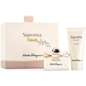 Salvatore Ferragamo Signorina Eleganza perfumed water for women 50 ml + body lotion 100 ml, gift set