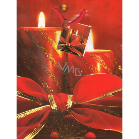 Nekupto Gift paper bag 23 x 18 x 10 cm Candles with red ribbon
