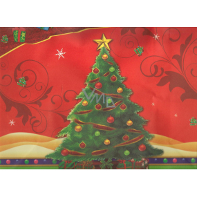 Nekupto Gift kraft bag 32.5 x 26 x 13 cm Christmas tree, 263 WCL