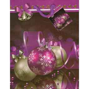 Nekupto Gift paper bag 23 x 18 x 10 cm Purple flasks