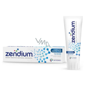 Zendium Complete Protection toothpaste for naturally strong teeth, healthier gums and less plaque 75 ml