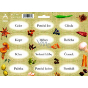 Arch Stickers for Spice Jars Jute Chromolithography Celery - dried tops (root vegetables, mushrooms,...)