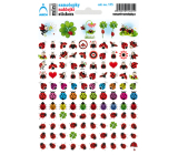 Sheet of School Mini Stickers Ladybugs