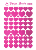 Arch Holographic decorative stickers of pink hearts