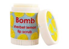 Bomb Cosmetics Lemon ice cream - Sherbet Lemon lip balm with a gentle peeling 9 ml
