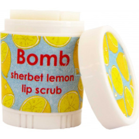 Bomb Cosmetics Lemon ice cream - Sherbet Lemon lip balm with a gentle peeling 9 ml