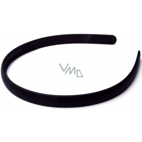 Headband wide black glossy 1.9 cm