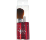 Cosmetic powder brush with a cap of various colors 8.5 cm 30350