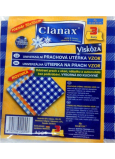 Clanax Universal dust cloth viscose non-woven 35 x 35 cm 3 pieces