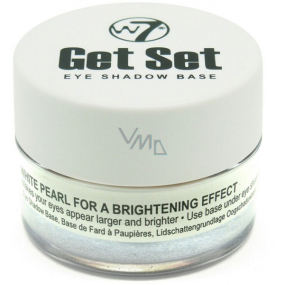 W7 Get Set Eye Shadow Base under the eyeshadow with the brightening effect White Pearl 7 g