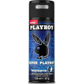 Playboy Super Playboy for Him SkinTouch deodorant spray for men 150 ml