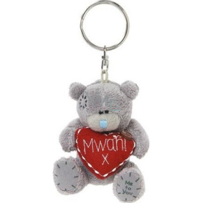 Me to You Teddy bear with heart Mwah plush keychain 8 cm