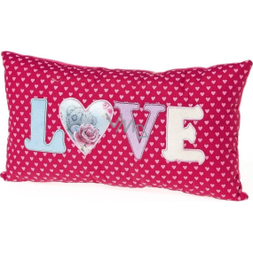 Me to You Pillow Love pink 32 x 17.5 x 6.5 cm