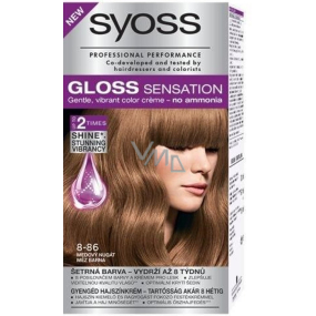 Syoss Gloss Sensation Gentle hair color without ammonia 8-86 Honey nougat 115 ml