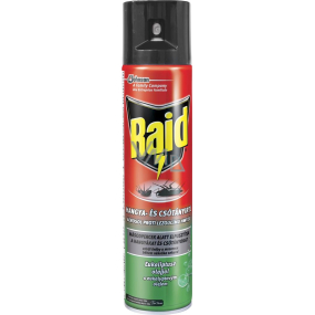 Raid aerosol against crawling insects with eucalyptus oil spray 400 ml