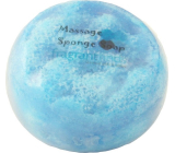 Fragrant Issey Men Glycerin Soap Massage with Sponge Filled with Issey Miyake Man Perfume Scent in Light Blue Color 200 g