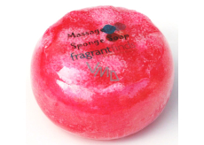 Fragrant Red Delicious Glycerine massage soap with a sponge filled with the scent of DKNY Red Delicious perfume in red 200 g