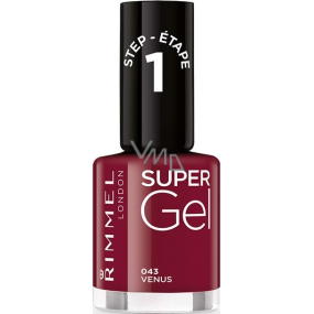Rimmel London Super Gel Nail Polish 043 Venus 12 ml