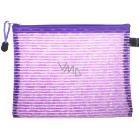 Case Transparent - square purple or red 22.5 x 18 x 1 cm 70190