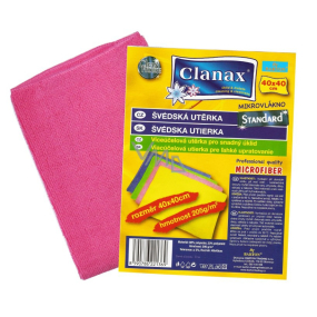 Clanax Standart Swedish microfiber cloth 40 x 40 cm, 205 g