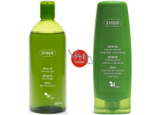 Ziaja Oliva shower gel 500 ml + hand and nail cream for dry skin 80 ml, duopack