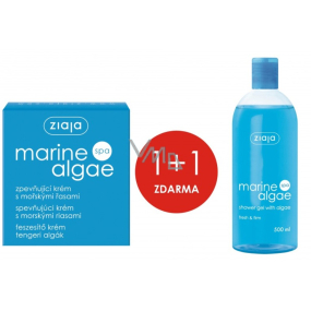 Ziaja Marine Algae Spa Seaweed Firming Face Cream 50 ml + Marine Algae Spa Seaweed Shower Gel 500 ml, duopack
