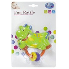 First Steps Rattle fun green cow