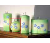 Lima Blooming meadow candle light green ball 80 mm 1 piece