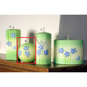 Lima Blooming meadow candle light green ball 80 mm 1 piece