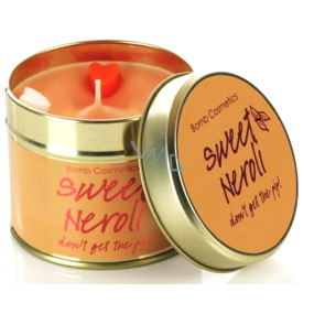 Bomb Cosmetics Neroli - Sweet Neroli Scented natural, handmade candle in a tin can burns for up to 35 hours