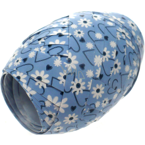 Nekupto Ball Luxury blue - white flowers 10 m