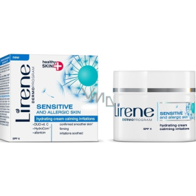 Lirene Healthy Skin + Sensitive and allergic skin moisturizing cream to relieve irritation 50 ml