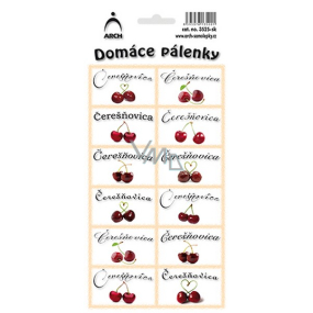 Arch Stickers Home Brandy Cherry 12 SK labels