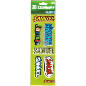 Nekupto 3D Stickers named Samuel 8 pieces