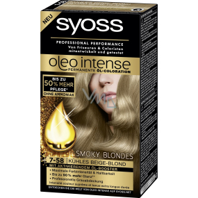 Syoss Oleo Intense Color hair color without ammonia 7-58 Ash blonde