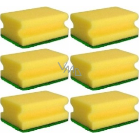 Tinky Sponge for dishes shaped 9 x 6 x 4 cm 6 pieces