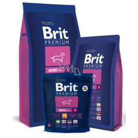 Brit Premium Adult With adult dogs dogs of small breeds 1 - 10 kg - 8 kg Complete premium food